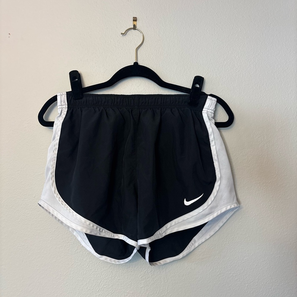 Nike Women's Athletic Shorts in Black and White